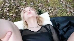 Forest Fucking with Cumshot