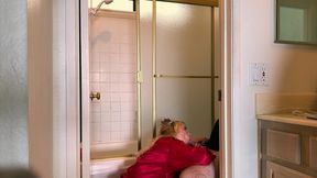 stepmom helps stepson cum
