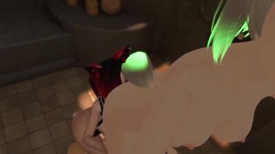 Femboy Fucks Submissive Maid