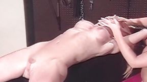 Kinky redhead enjoys hardcore spanking and rough domination