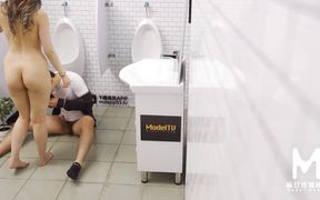 Lin Xiang's Steamy Sex in Restroom - Public or Private?