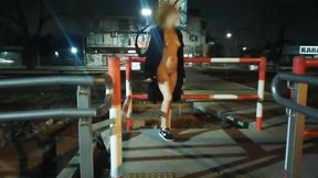Sex on the Streets Caught by Stranger Walking Naked Through the City