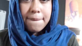 My Arab stepsister Dania Vegax asked me to teach her a thing or two about sex