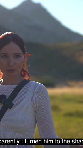 Epic moment from &quot;Hiking in a canyon&quot;
