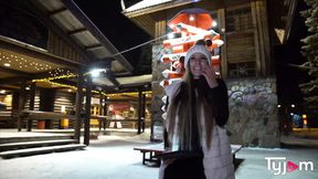 Dirty Finnish darling Kinuski Kakku takes an enormous cock&#x1F32D; up her juicy asshole