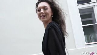 GERMAN SCOUT - PETITE COLLEGE SLUTS ISABELLA PICKED UP AND BANGED
