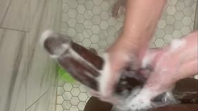 18yo Stepsis Exchanges Shower&#x1F6BF; Pleasure With Her Senior Stepbro! Wow, Ur Dong's Massive! Unbelievable, Like My forearm! & U Crave My Butt&#x1F351; Entry!