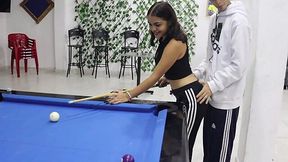 Horny Stepsister Learns Pool & Gets Her Tight Pussy Pounded - Spanish Porn