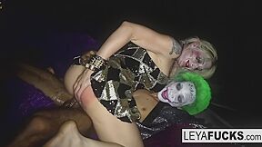 Tittied Leya Loves Taking Black Cock - Leya Falcon
