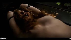 Jia Lissa gets roughly fucked and cumflated in her tight little holes by horny plant tentacles