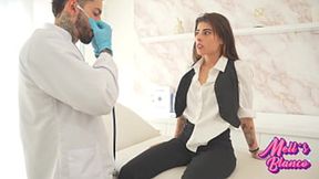I beg the timid physician to scope me intimately and corrupt him into ravaging me raw in his consulting room