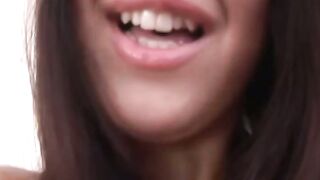 Larger than Life Insatiable Dark Haired Bombshell Brought to Shuddering Orgasm by Jaw Dropping Giant Vibrator Anal Domination!