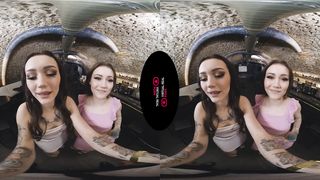 The Bartender  Identical Girls inside VR