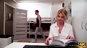 Tutor4k. dude doesnt pay lecturer for lesson but just bangs aged bitch