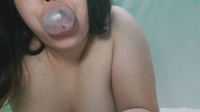Bubble Gum Fetish, Huge Balloons Until They Pop in My Face