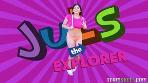 Julz the explorer bounces big Latina booty on cock