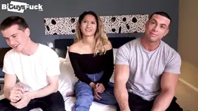 Big Cock Jock with 9+ Incher Fucks Big Muscle Butt Sean Costin & Tons of Fun with Asian Teen Beauty, Tina Torres