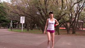 Asia&#039;s Akiho Takes a Cum-Filled Stockings Sha