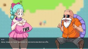 Bulma Seeks Roshi's Pleasure - Dragon Ball's Bulma Hunts for Numero Uno 18