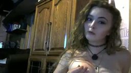 Chick Uses Bottle to Perform Faux Blowjob