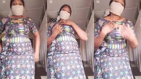 newly married bride show off