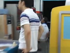 Cute Jap chick, Mashiro, flaunts her assets outdoors - Part 1