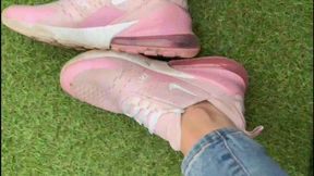 a soft toy has to suffer from cute dirty nike