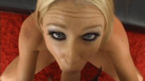 307 - Charming Blonde Gives Deepthroat Blowjob before Anal Sex (MP4)