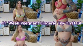 21 Week Pregnant Lingerie Try On Haul