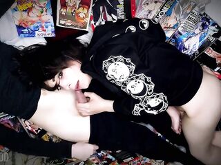 NEET PERVERT&#039;S BAWDY ROOM BLOW JOB - Wow, U Live Like This? - Faye Lockwood