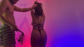 Young Latina Slave Gets Whipped & Fingered Until She Squirts - CXLILA BDSM