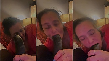 I must let him cum on my face or tits