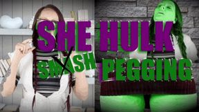 She Hulk Pegging- Superheroins- Cosplay- Pegging- Transformation- Giantess- SFX- VFX- Sci Fi- Clothes Ripping