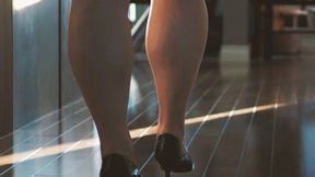 Heels - Muscular Calves - Sweaty Soles
