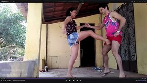 You get horny just looking at my legs breaking your balls!