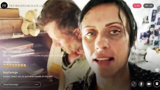 PERVERSE FAMILY LIVE: Charlie's Thick Cum Into Anna's Anal