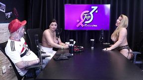 colocando a loira de 4 e tirando sua calcinha, ficando pelada - bruna ferraz
