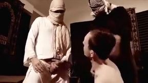 french slut sucking huge arab cocks