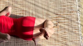 Wild Goddess Basks In Intense Pleasure Viewed From Below