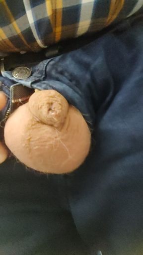 Clothed pissing without controll