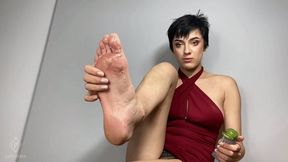I will train your ass to fit my feet inside POV - [FHD MOV] | Lady Perse