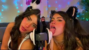 ASMR: Cats Flirt & Lick Your Ears with Eye Contact - CorneliustheCat ASMR