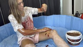 horrendous food fuck sploshing wam mess!