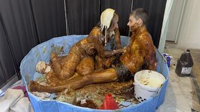 horrendous food fuck sploshing wam mess!