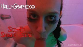 HollyGraphixxx: Sci-Fi Shower Scene