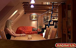 Mia magma blonde german threesome