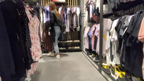 The Girl Worked Out the Purchase Right in the Locker Room