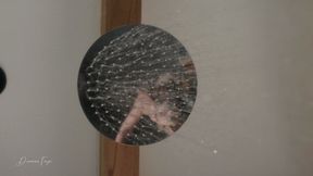 Slippery when wet: a messy shower orgasm - by Domino Faye