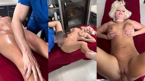 tiffani madison blonde curvy playmate getting fucked at her massage