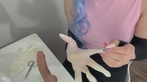 I circumcise a dildo and stick it in with a needle and humiliate it